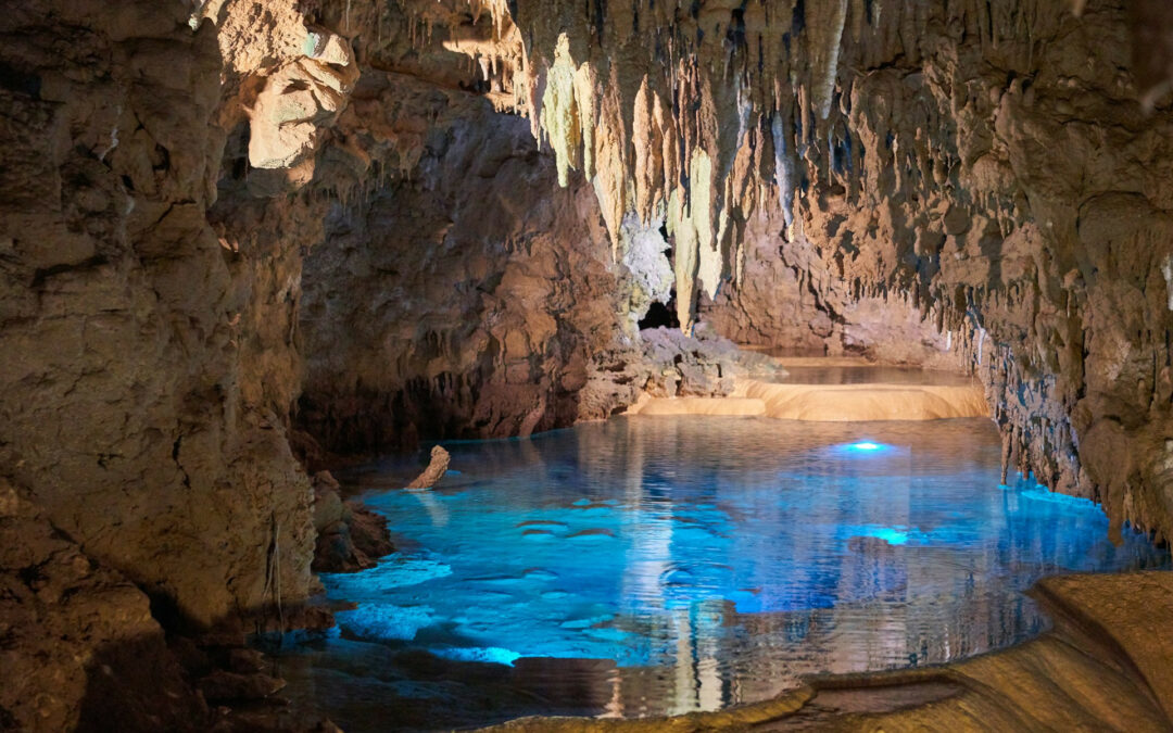 L'interno di una grotta.